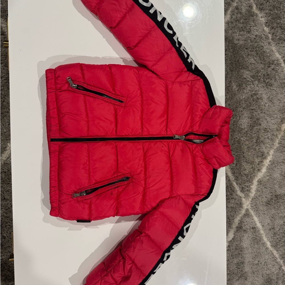 Moncler Red SPELLOUT Jacket